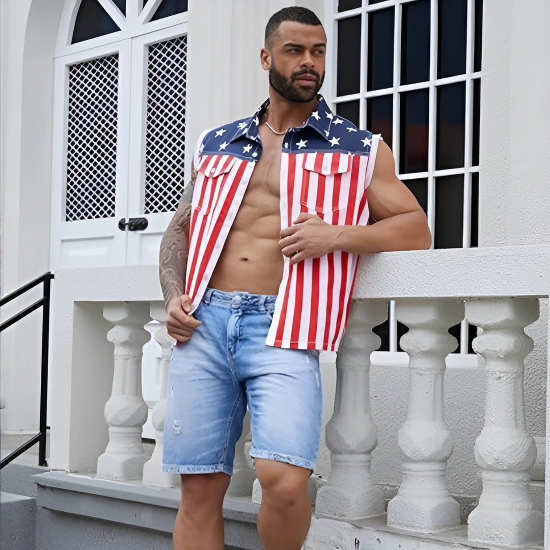 Denim Liberty Vest
